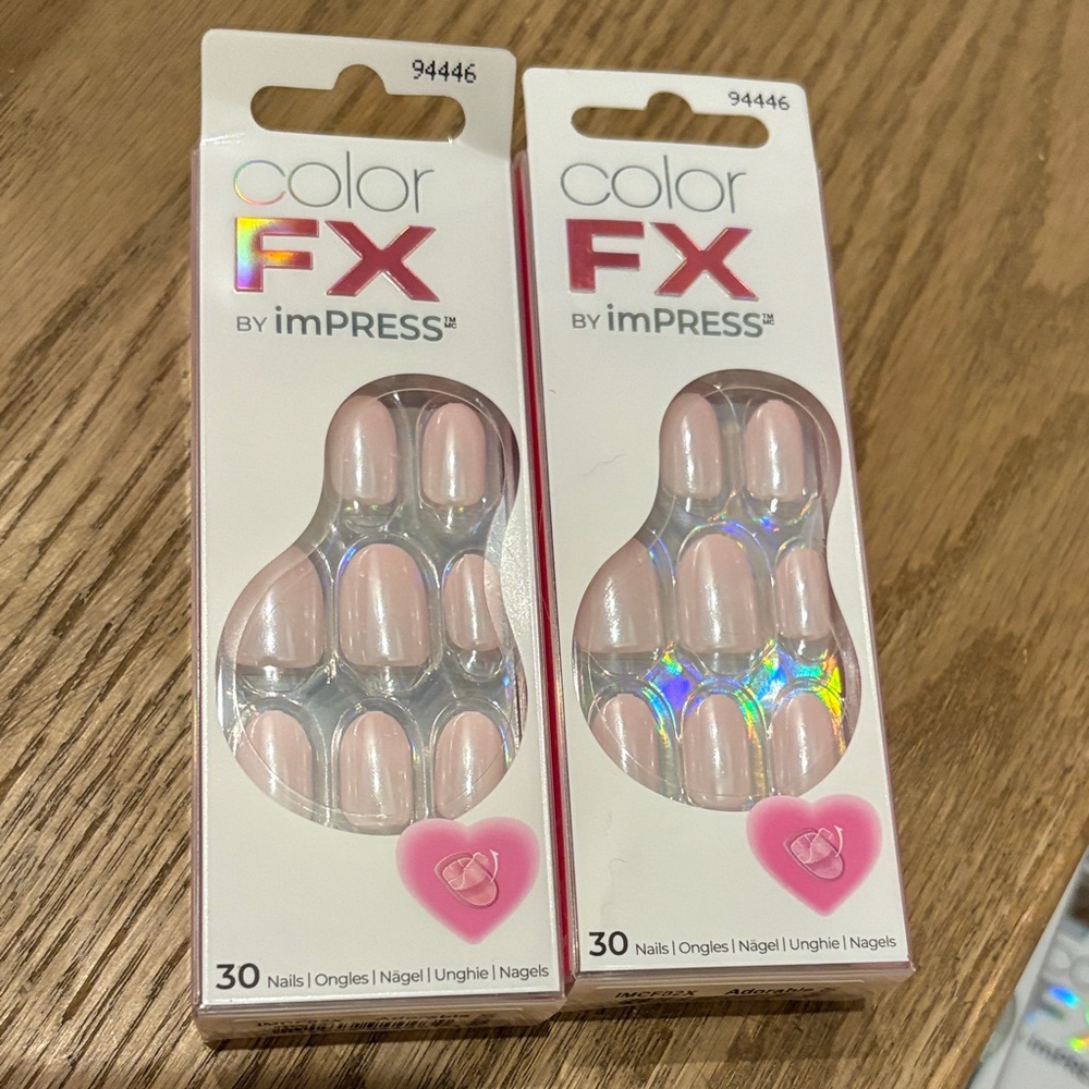 imPRESS Color FX Nail Set in Soft Pink 2 pack “Adorable”